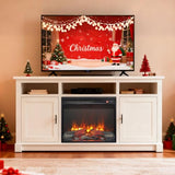 Innoflame 23" Electric Fireplace, Realistic Flame & Logs, Adjustable Thermostat & Flame Brightness, Fireplace Insert with Remote, 8H Timer, Overheating Protection, 1400W (23" X 19 3/4") Innoflame
