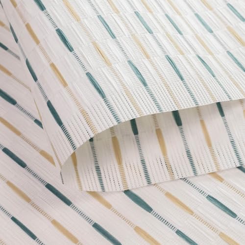 GoDear Design Adjustable Sliding Panel Track Room Dividers 45.8"- 86" W x 96" H, Extendable Vertical Blinds for Sliding Glass Doors Windows Wall Partitions, Trimmable Fabric Panel Curtains, Serenity GoDear Design