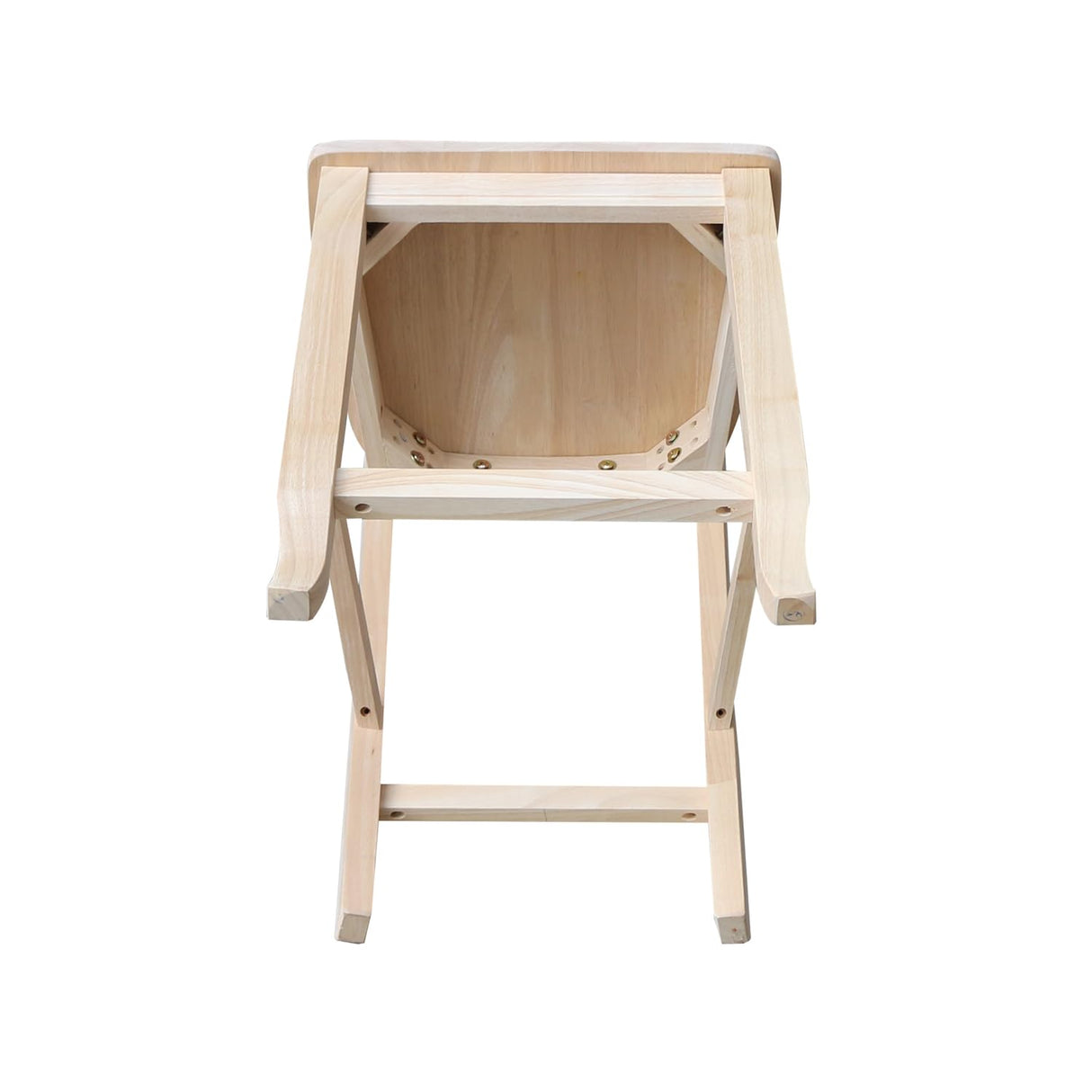 International Concepts 24-Inch Double X Stool, Unfinished IC International Concepts