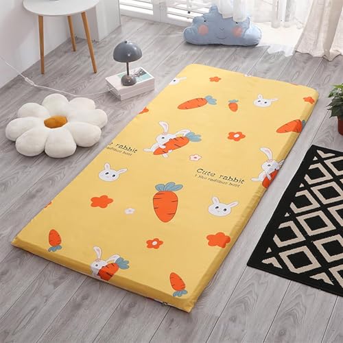 Cover for Traditional Japanese Floor Futon Mattres Futon Floor Mattress Cover with Zipper,100% Cotton Protection Cover for Shikibuton Futon Mattress,Soft Skin-Friendly Washable,(Style3,Full(120x200cm) OneGrifN