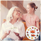 Louise Maelys Starter Embroidery Kits with Fox Pattern DIY Full Range Easy Needlepoint Cross Stitch Kits for Adults, Beginners with Stamped Animal Pattern