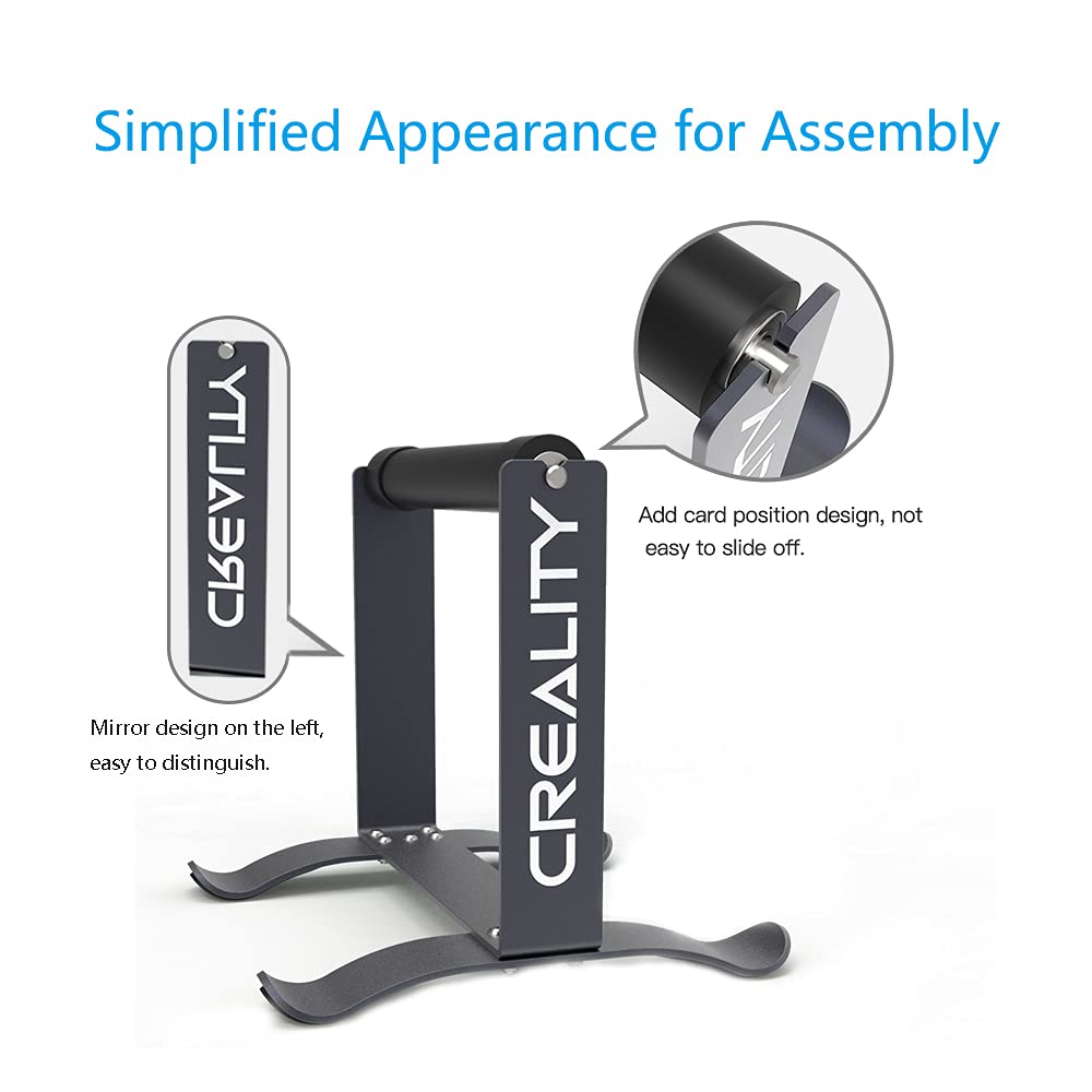 Multi-Kilogram Spool Holder Filament Bracket Spool Metal Holder for PLA/ABS/TPU/Other 3D Printing Materials for Creality Ender3 Series/CR Series/CR-30 3D Printer Lutyr