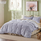 Bedsure Full Comforter Set - Lavender Bed Set, 3 Pieces Cute Floral Bedding, 1 Soft Reversible Botanical Flowers Comforter and 2 Pillow Shams Bedsure