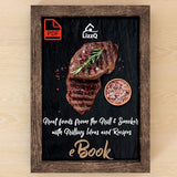 LIZZQ Premium Pellet Smoker Tube 12 inches - 5 Hours of Billowing Smoke - Hot or Cold Smoking - for Any Grill or Smoker - An Easy and Safe Way to Provide Smoking - Free eBook Grilling Ideas & Recipes LIZZQ