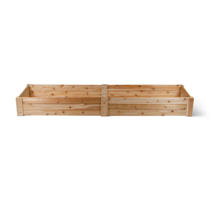 Infinite Cedar Select Cedar Raised Garden Bed - 2' x 8' x 10.5" - Handcrafted in Maine from North American Western Red Cedar Wood - WoodArtSupply