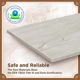 Seventable Coffee Table, 47.2" Lift Top Coffee Table with 2 Storage Drawers and Hidden Compartment, Retro Center Table with Wooden Lift Tabletop for Living Room, Gray Seventable