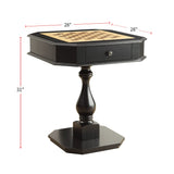 ACME Bishop Game Table in Black Acme