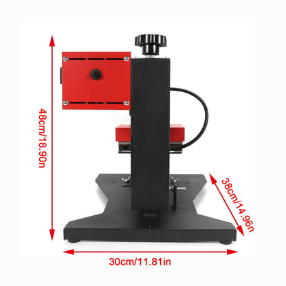 Pen Press Transfer Machine 6 in 1 Pen Heat Press Transfer Machine Digital 3D Sublimation Heat Press Machine Logo Transfer Printing Machine for DIY Pen Printing 110V 350W