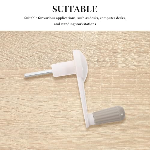 BUGUUYO Plastic Crank Handle - 6x50mm Hex Shaft Manual Crank Handle for for Height Adjustment Table Sit Stand Desk Router Lift Tables Industrial Machine or Other Equipment BUGUUYO