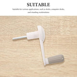BUGUUYO Plastic Crank Handle - 6x50mm Hex Shaft Manual Crank Handle for for Height Adjustment Table Sit Stand Desk Router Lift Tables Industrial Machine or Other Equipment BUGUUYO