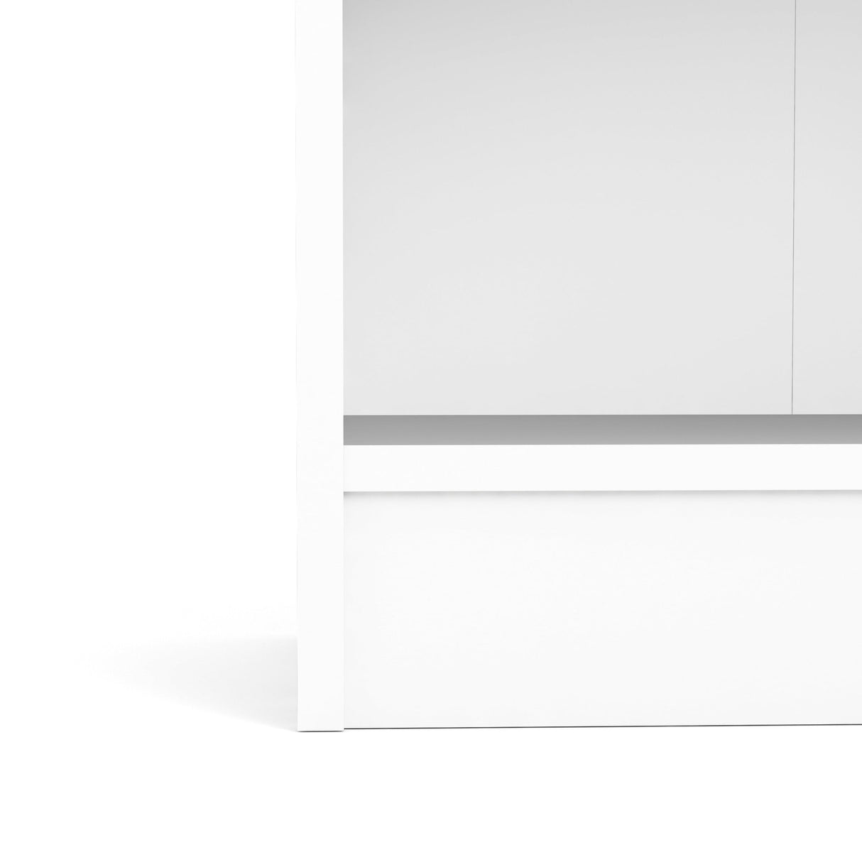 Tvilum Element Wide 5 Shelf Bookcase, Tall, White Tvilum