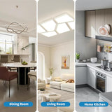 IDEALHOUSE ‌47 Inch Round Dining Table for 4-6 Person, Farmhouse Kitchen Table with Storage Shelf, Wood Circle Breakfast Nook Set with Metal Base for Small Space, Apartment, Dining Room, Walnut IDEALHOUSE