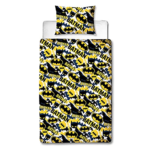 Character World Batman Camo Single Duvet Cover and Pillowcase Set BATMAN