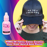 Puffy Bulk Buy Paint 30 pack Premium Quality Nontoxic 3D Paint Set. Safe for Kids, Great for School Projects, Permanent on Fabric, Canvas, Wood, Glass, and More Craft Surfaces Puffy