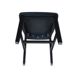 International Concepts Pair of Schoolhouse Chairs Black IC International Concepts