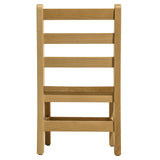 RRI Goods Kids Wooden Chair Set, Fully Assembled Youth Ladderback Wood Chairs for Children, 12" Seat Height for Ages 6-8 (Set of Two) RRI Goods