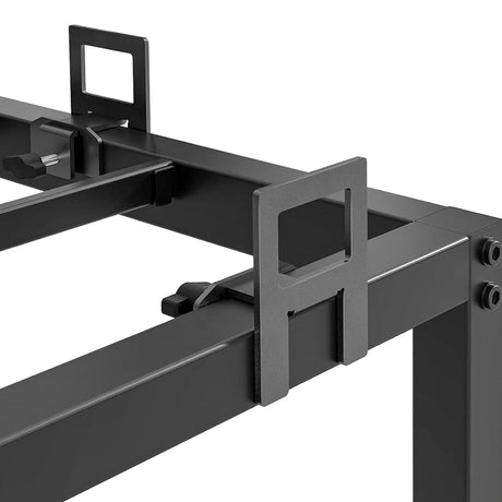 SUYAUU Non Slip Mattress Gaskets, Mattress Holder in Place Gripper for Metal Bed Frame, Keep Mattress from Sliding Gripper, Adjustable, 6 PCS, Black SUYAUU