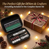 Jas & Jax Engraving Pen - USB Rchargeable Mini Electric Engraver, Cordless Rotary Tool for Wood, Metal, Glass, Jewelry, Stone, Leather & Plastic Etching (54 Accessories) Jas & Jax Goods