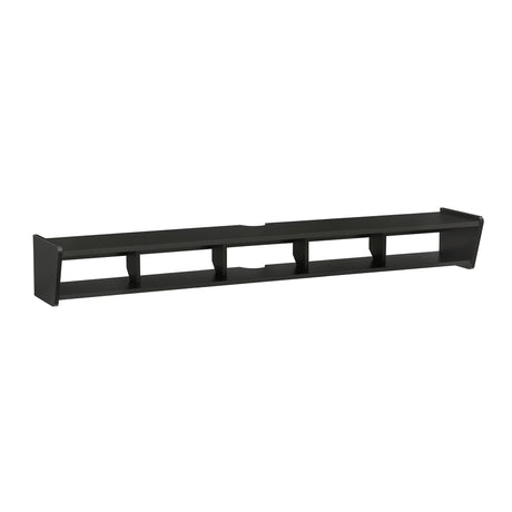 Walker Edison Zee Modern Floating Mounted Minimalist Stand for TVs up to 70 Inches, 65 Inch, Solid Black Walker Edison