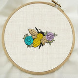 18Pcs Insects Flying in Flowers Embroidery Pattern Stabilizers, 8.3"x11.7" Butterfly Dragonfly Bee Water Soluble Stick and Stitch Embroidery Sticker, 4 Sheets Hand Sewing DIY Embroidery Paper