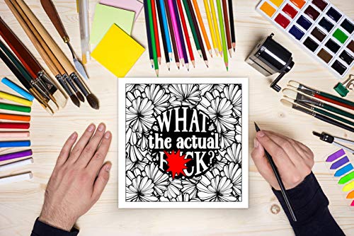 Swear Word Coloring Book For Adults: Zero F*cks Given WoodArtSupply