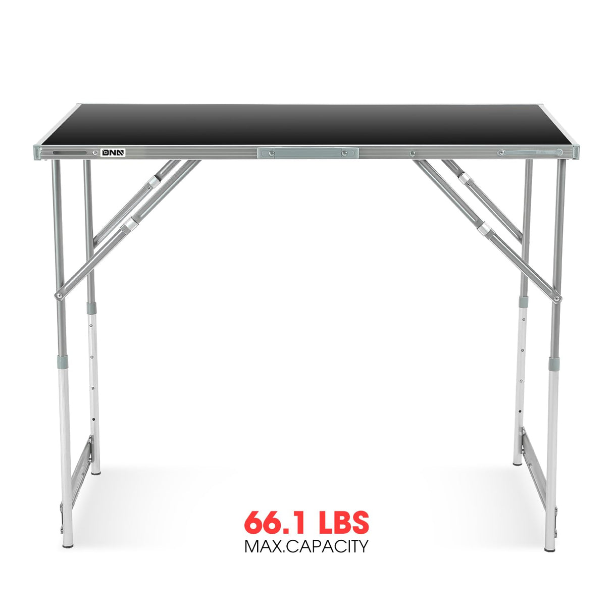 DNA MOTORING Multi-Functional 3pcs Multi-Purpose Folding Work Table, Portable 4-Level Adjustable Height Workbench for Workshop, Camping Trip, W/Handle, Tools-00548 DNA MOTORING
