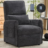 Korser Power Recliner Chair, Small Recliners for Small Spaces, Electric Recliner Chairs for Adults with Remote, Pillow and Side Pockets, Reclining Chair with Memory Function, Living Room, Chenille