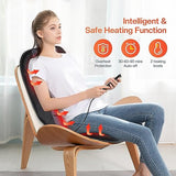 CILI Massage Chair Pad,Back Massager with Heat,Massage Seat Cushion with 10 Vibration Motors,30-60-90 Minutes Heating Options,Chair Massager for Office Chair, Home Office Use CILI