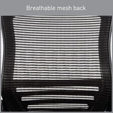 Realspace® Calusa Mesh Mid-Back Chair, Black Realspace