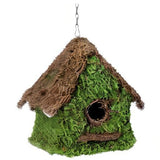 SuperMoss (56012) Maison Birdhouse with Chain, 11 by 12-Inch, Fresh Green SuperMoss