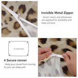Single Bedding Set 3 Pieces with Minimalist Art Modern 1 Printed Zipper Closure Duvet Cover with 2 Pillow Shams, Ultra Soft Brushed Microfiber Multicolor for Kids Girls Generic