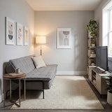 LeTinn 3-in-1 Convertible Sofa Bed, 78.7” Full Size Sleeper Futon with Linen Fabric & Metal Frame - Adjustable Backrest for Living Room, Small Space, Studio Apartment & Guest Room (Grey) Generic