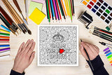 Swear Word Adult Coloring Book: Fresh Out of F*cks WoodArtSupply