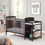 Suite Bebe Ramsey 3 in 1 Convertible Crib and Changer in an Espresso Finish Suite Bebe