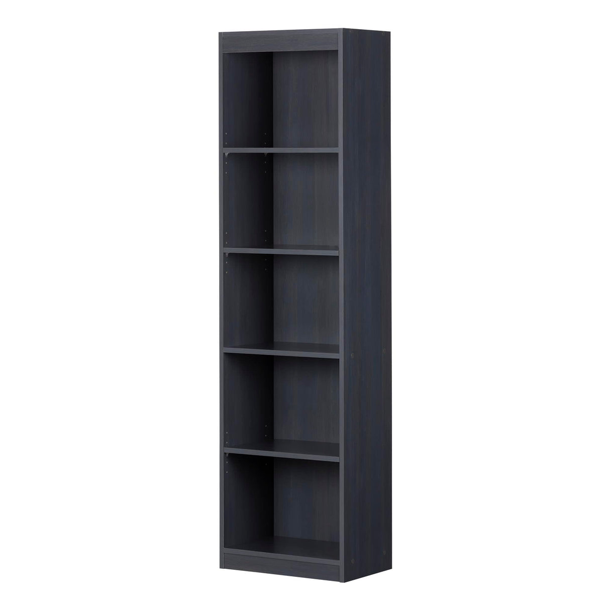 South Shore Axess 5-Shelf Narrow Bookcase, Blueberry South Shore