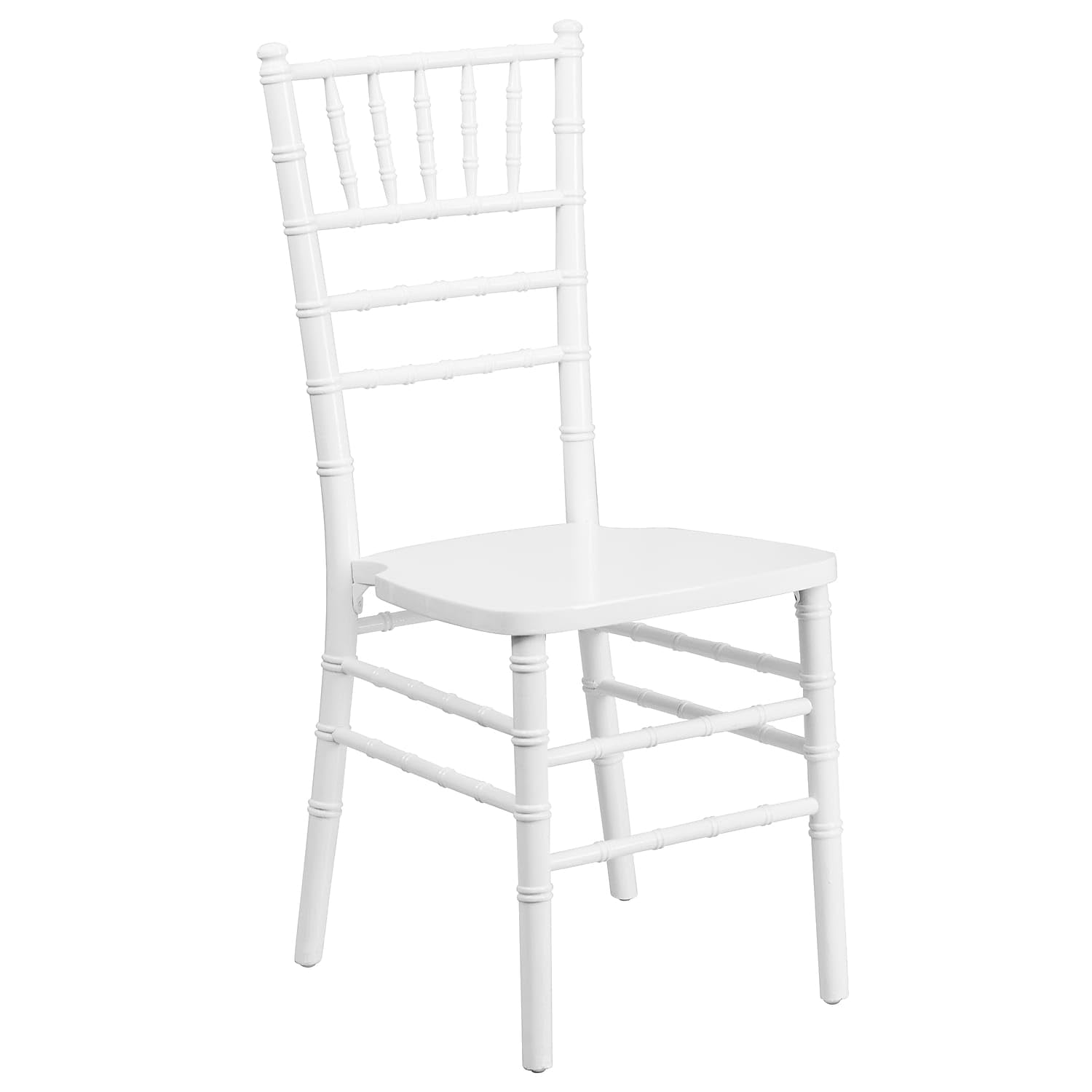 Flash Furniture HERCULES Series White Wood Chiavari Chair - WoodArtSupply