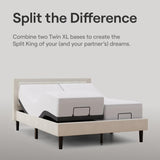 Nectar Premier Adjustable Base - Twin XL - Head & Foot Incline - Wireless Remote with Memory- 3 Massage Settings - 4 USB Ports - Anti-Snore & Zero Gravity - 1 Adjustable Base Nectar