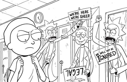 Rick and Morty: The Official Coloring Book: Sometimes Science is More Art Than Science