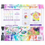 Tulip One-Step Tie-Dye Kit Party for 5, Large Party Activity, Arts & Crafts Gift, Vibrant Colors, Permanent Fabric Dye, Easy Clean-up, 8 Fun Techniques Included, 15 Prefilled Full Size Bottles Tulip