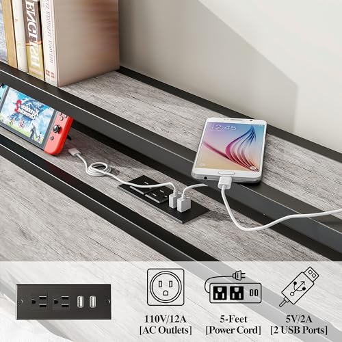 BOFENG Twin Bed Frame with Wood Storage Headboard/USB Charging Station,Heavy Duty Metal Single Platform Bed Frames No Box Spring Needed,Heavy Duty Metal Slats,Noise Free,Greige BOFENG
