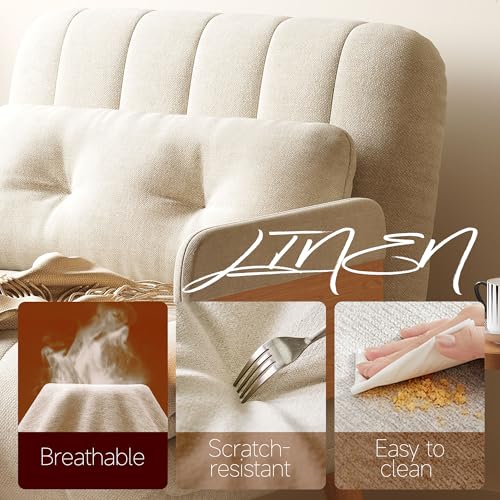 Vakdle 35.43“ Sofa Bed,Adjustable Backrest&futon Sofa Bed, Modern Convertible Sleeper Chair for Bedroom，Small Spaces,Dorm, Living Room,Office Vakdle