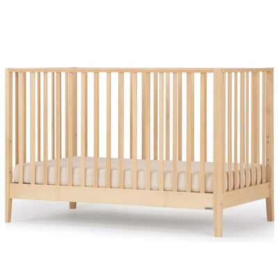 dadada Baby LaLa 3-in-1 Convertible Crib - Wood Crib Converts into Toddler Bed & Daybed - Greenguard Gold Certified, Made in Italy - 3 Adjustable Mattress Heights - Solid Beechwood (Natural)