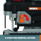 Worx NITRO 20V Power Share Cordless Jigsaw with Brushless Motor - WX542L.9 (Tool Only) WORX
