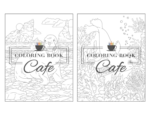 Ocean Life Coloring Book for Adults: Beautiful Ocean Wildlife Designs with Whales, Dolphins, Turtles, Tropical Fish and More WoodArtSupply