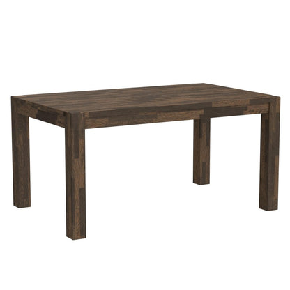 East West Furniture CN6-07-T Celina Dining Room Table - Rectangle Rustic Farmhouse Table , 36x60 Inch, Jacobean - WoodArtSupply