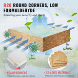 VEVOR Table Top, 60" x 25" x 1", 220.5 lbs Load Capacity, Universal One-Piece Particle Board Desktop for Height Adjustable Electric Standing Desk VEVOR