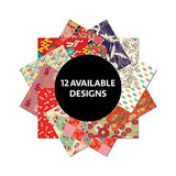 Origami Paper Washi Patterns 1,000 sheets 4" (10 cm): Tuttle Origami Paper: Double-Sided Origami Sheets Printed with 12 Different Designs (Instructions for Origami Crane Included) WoodArtSupply