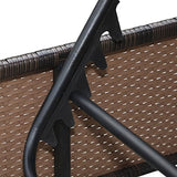 Outsunny Chaise Lounge Set of 2 with 5 Angle Backrest, Outdoor Coffee Table, Water Repellent Cushions, PE Rattan Wicker Poolside Chairs, 3-Piece Pool Furniture Set, Beige Outsunny