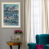 5D DIY Diamond Painting, Faith Hope See Diamond Painting Kits for Adults Full Drill Round Diamond Gem Art Beads Painting for Kids Perfect for Home Wall Decor 11.8x15.7 inch Grneric