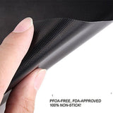 LOOCH Grill Mat Set of 6 - Non-Stick BBQ Outdoor Grill & Baking Mats - Reusable and Easy to Clean - Works on Gas, Charcoal, Electric Grill and More - 15.75 x 13 Inch LOOCH